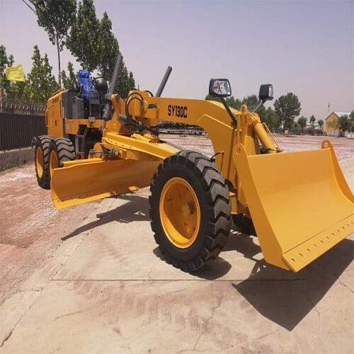 SY130C High Efficiency Road Construction Equipment Small Motor Mini Grader