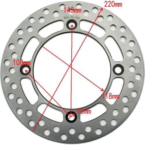 Motorcycle Rear Brake Disc Rotors For Suzuki TSR125 TSR200 TS 125 200 DR250 DR-Z250 DRZ250 250XC DR350 DR350R