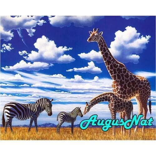 Zebras diamond painting giraffes dimond embroidery animal diamant rhinestone picture dots oil painting by number canvas painting