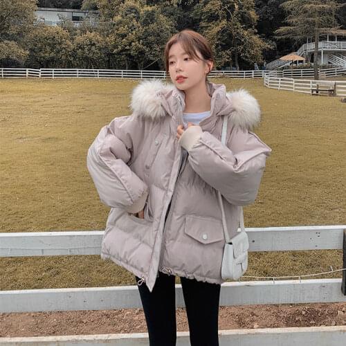 Cotton Jacket Womens Winter 2020 Nian New Korean Version of The Loose Thick Ins Warm-Style Woman Jacket Coat Fashion