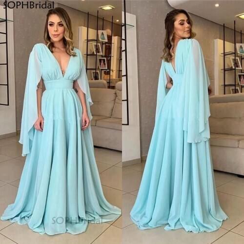 New Arrival V Neck Mother of the Bride Dresses платье 2021 Backless Wedding Party Gowns Women Formal Robe de Soirée de Mariage