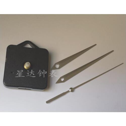 Fedex 100 sets black Hands DIY Quartz Black Wall Clock Movement Mechanism Repair Parts Silent