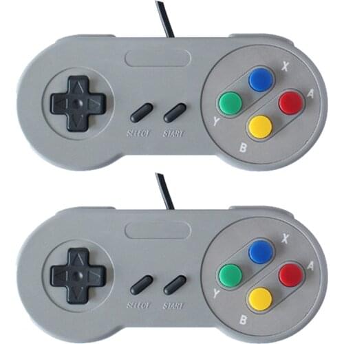 2 Pack Retro USB Super Controller Gamepad Joystick PC Classic Joypad Game Pad For Windows MAC