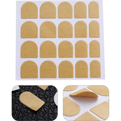 Skin-friendly 20Pcs/Sheet Useful False Nail Glue Tape Hygienic Nail Adhesive Tape Easy to Use for Beauty
