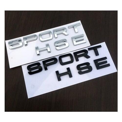 3D Sport Hse Custom Auto Fender Emblem Trunk Badge Decal Sticker Car Accessories
