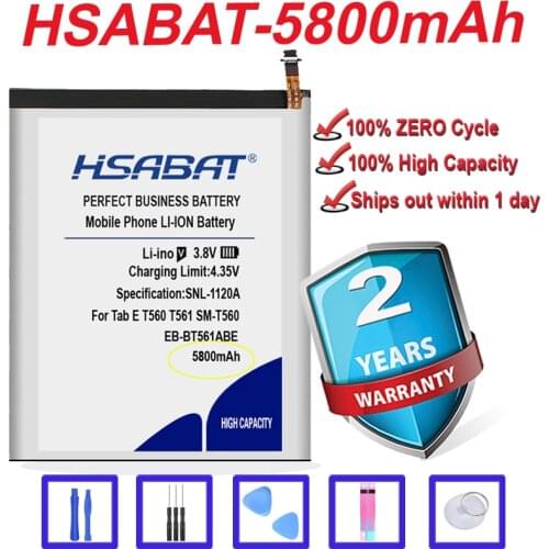 5800mAh EB-BT561ABE Battery for Samsung GALAXY Tab E T560 T561 SM-T560 SM-T567V Series in stock