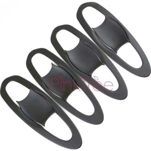 Accessories For Toyota Innova 2016 2017 2018 Chrome Door Handle Bowl Trim Black or Chrome Silver Car Styling Tuning 8 pieces