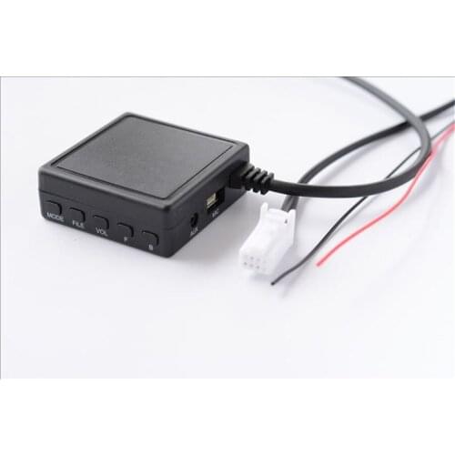 Car Bluetooth 5.0 AUX USB TF Card Music Adapter Wireless Audio Cable Microphone Adapter For Clarion Suzuki Swift/Vitra/Jimni