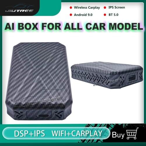 4+64G Android 9.0 Carplay AI Box Car Multimedia Player New Version Wireless Mirror link For Apple Carplay Android Auto Tv Box
