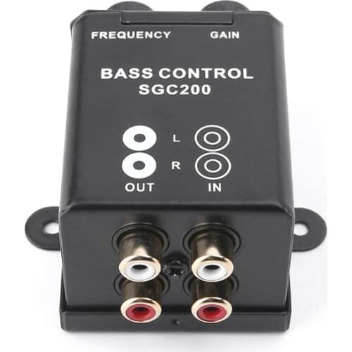 Car Regulator Amplifier Bass Subwoofer Stereo Equalizer Controller 4 RCA MOLE