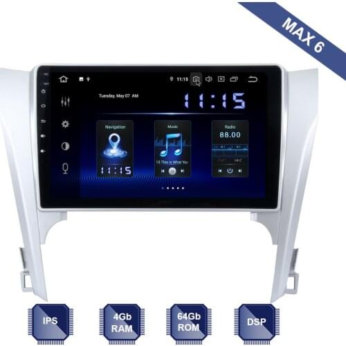 Dasaita Android 10 Car Radio 2 Din GPS Navi for Toyota Camry V50 Stereo 2011 2012 2013 2014 PX6 DSP IPS HDMI 4Gb+64Gb RDS Map