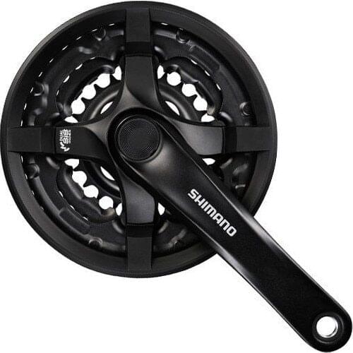 FOR Shimano Tourney FC-TY501 Crankset Black 42-34-24