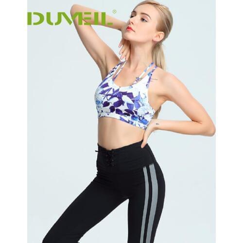 DUVEIL 3 Colors Comfortable Push Up Bra Shakeproof Wireless Beautiful back Top Vest Fitness Underwear Women Workout Brassiere