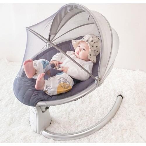 Baby Electric Rocking Chair Newborn Adjustable Rocking Bed Hotmom Cradle Bed