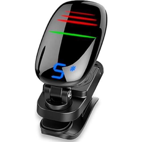 Fzone FT-16 Clip-on Chromatic Tuner For Guitar Bass Violin and Ukulele Tuner 3D Design Guitar Accessories Guitar Tuner