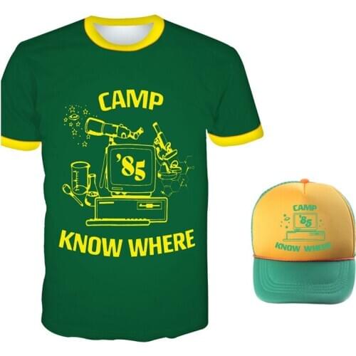 Strange Things Dustin 3 Cosplay Costumes Women T-Shirts Female Short Sleeve Clothing Top T -Shirt Cap Cosplay Mike Wheeler