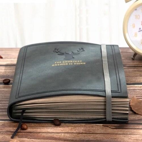 Leather Agenda A5 Journals Notebook Planner Daily Business Notepad Office Work Diary School Stationery Supplies Budget Book