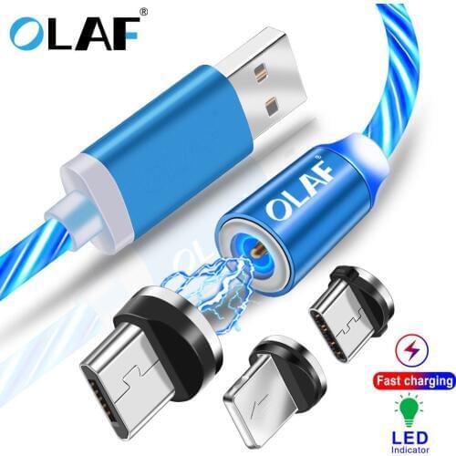 Olaf Magnetic Cable Micro usb Type C Super Fast Charging Microusb Type-C Magnet Charger cable For iphone 7 huawei xiaomi