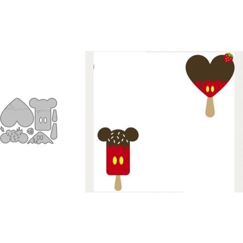 Metal Cutting Dies Popsicle background card Scrapbooking Stencil Cut Die For DIY Card Crafts Handmade
