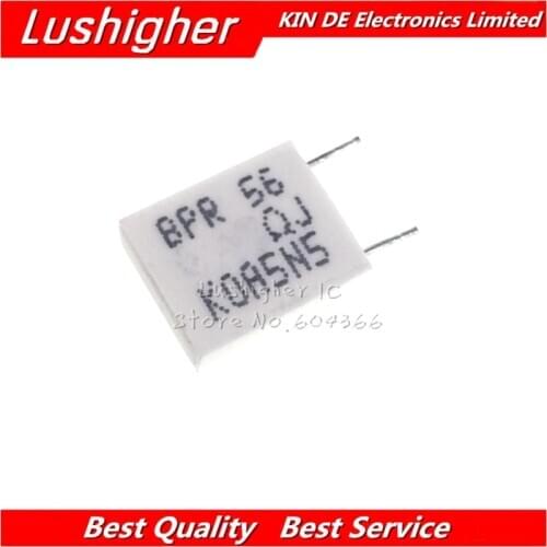 10pcs BPR56 5W 0.001 0.1 0.15 0.22 0.25 0.33 0.5 Ohm Non-inductive Ceramic Cement Resistor 0.1R 0.15R 0.22R 0.25R 0.33R 0.5R