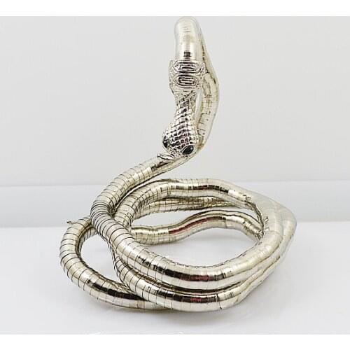 New Style Terisa Unique Snake Necklace 90CM Long Silvers Color Free Change Necklace Or Bracelet Perfect Women Girl Gift Jewelry