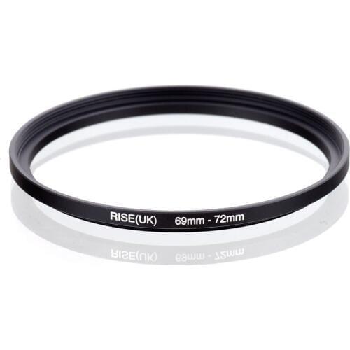 Original RISE(UK) 69mm-72mm 69-72mm 69 to 72 Step Up Ring Filter Adapter black