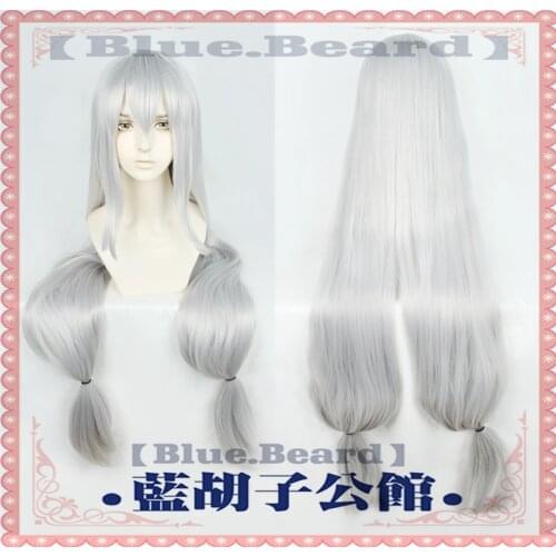 The Corrupting Game Arknights Skadi Cosplay Wig Ishar-mla 120cm Long Silver Wig Heat Resistant Synthetic Hair Halloween Party