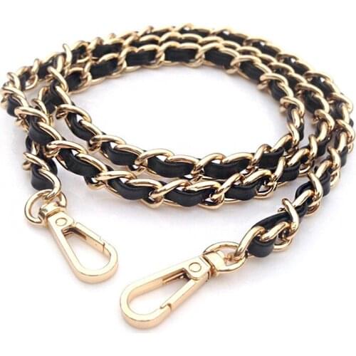 Bag Strap Metal Chains Replacement Shoulder Bag Belts Handbag Handle for Bag with Chain Accessories DIY Parts 100-130cm KZ151321