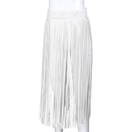 Sexy Tassel Skirt PU Leather Pants Stage Props Bondage Toys Sex Products