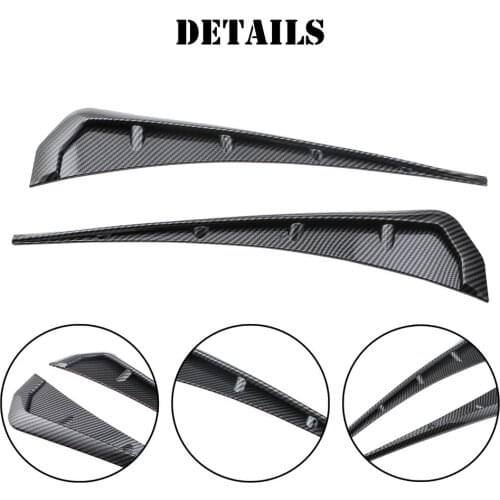 Car Modified Universal Carbon Fiber Fender Side Air Outlet Decoration Sticker Car Shark Gill Simulation Air Outlet Side Vent