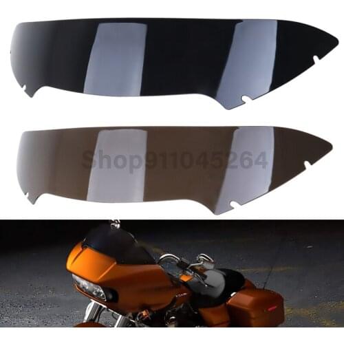 Motorcycle Tea/Black Windshield For Harley Road Glide CVO Special FLTRXS Ultra FLTRUSE FLTRXSE Motorcycle Windscreen 2014-2020