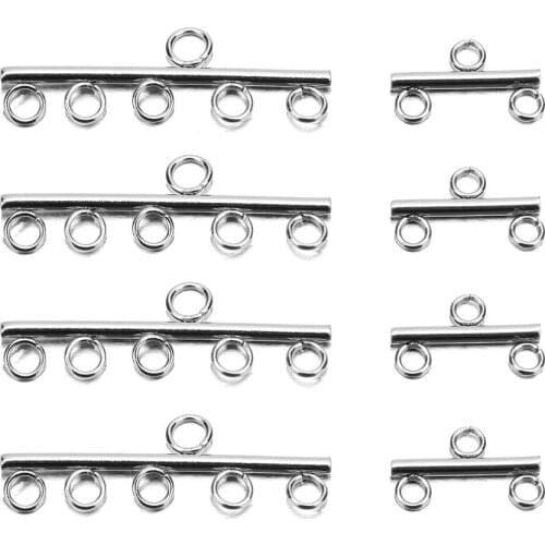 10/20Pcs High Quality Stainless Steel OT Clasps Buckle Connectors Lobster Clasps For Necklace Bracelet Chain Jewelry Making