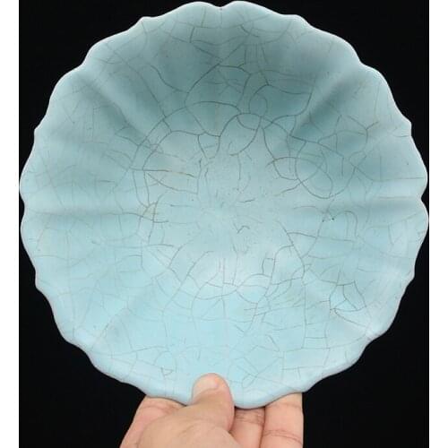 2 Antique SongDynasty porcelain bowl,Ru kiln Sky blue bowl 9,Hand-painted crafts,Decoration,Collection&Adornment,Free shipping