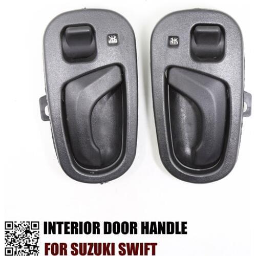 2PCS ONE PAIR INTERIOR INNER DOOR HANDLE FOR SUZUKI SWIFT GEO METRO 1992-1995