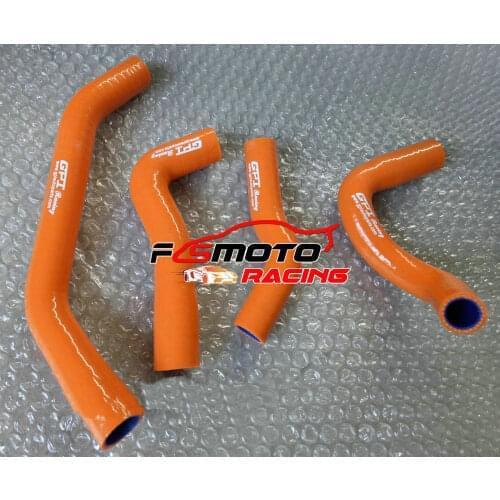 4PCS Silicone Radiator Coolant Hose For KTM 390 LC4 Duke RC 390 RC390 2015-2019 2016 2017 2018