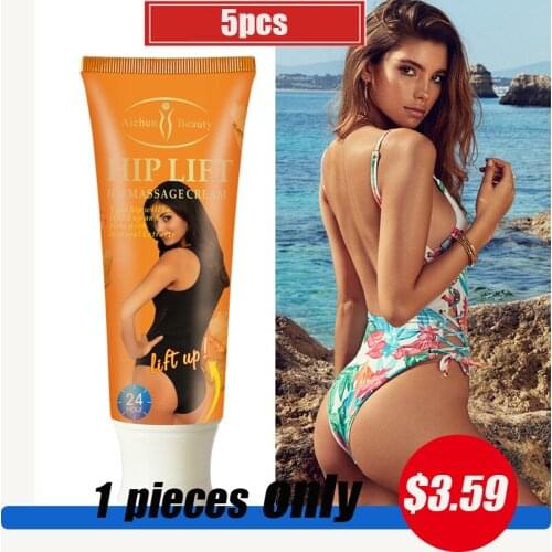 5pcs Aichun Beauty Hip Lift Up Massage Cream Butt Buttock Hip Massage Enhancer Cream Ass Bigger Enlargement Hip Lifting SELL