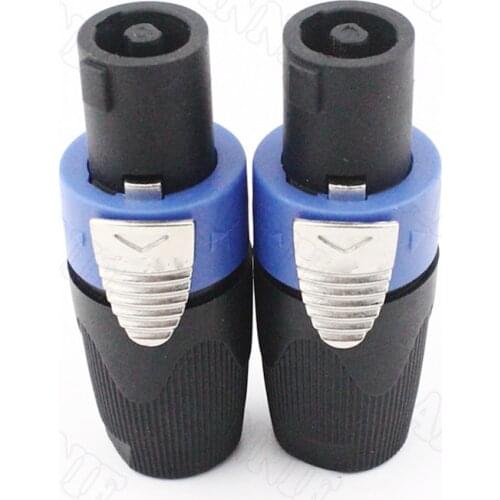 50 pcs 4 Pin Professional Audio Connector For SPEAKON NL4FC Ohm Connector