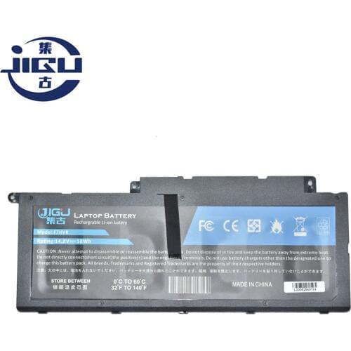 JIGU Laptop Battery 14.8V 58Wh F7HVR 62VNH 451-BBDH 7XNP2 89JW7 For DELL For Inspiron N7537 N7746 17hr-1728t 15-7535 14-7000