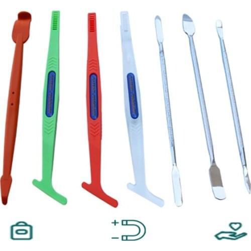 Car Wrap Stick Magnetic Micro Mini Squeegee with Wrap Slip Cut Clipper Design, Different Hardness A143