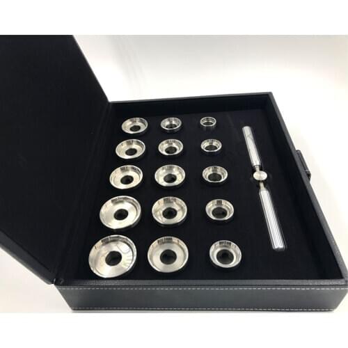 15pcs Stainless Steel Watch Case Opener Tool Set for BreitlingWatch Case Removing
