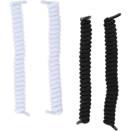 2Pairs No Tie Shoelace for Kids Adults Elastic Shoelaces for Outdoor Sneaker