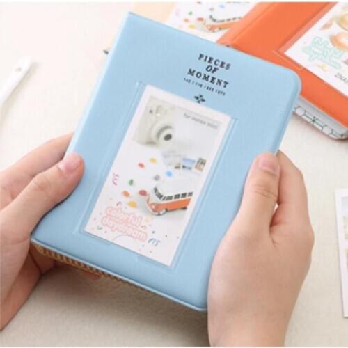 3 Inches Polaroid Photo Album 64 Pockets Instant Picture Case Storage For Fujifilm Instax Mini Film 8 Korea Instax Album Fotogra