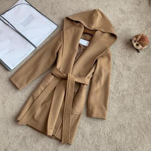 107430 classic women autumn winter extra long jacket vintage lady coat