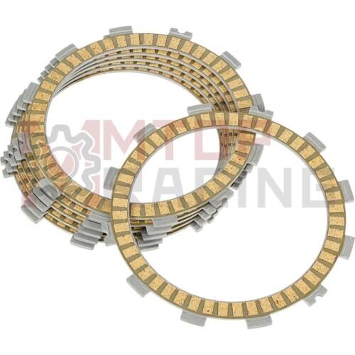 Clutch Friction Disc Plates Set For Kawasaki KL250 KLR250 1985-2005 Clutch Sheets 6 Pieces 1986 87 88 89 1990 91 92 93 2000 2001