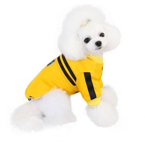 Autumn Winter Dog Clothes For Small Dogs Boy Girl Teddy Pink Fleece Coat Keep Warm Thick Wadded Jacket Puppy Outfit Pet Clothing