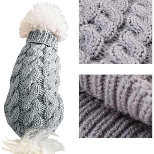 Cute Pet Supplies Knitted Jumper Sweater Winter Warm Puppy Pet Clothes Dog Sweater Dog Jumper Dog Pullover Dog Clothes