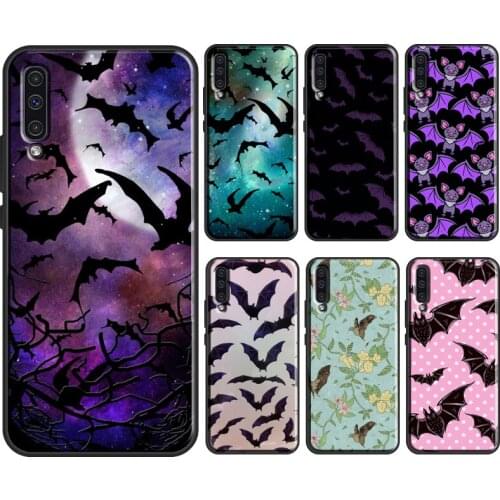Vampire Bats Full Moon Soft Case For Samsung Galaxy A52 A42 A12 A20e A21S A10 A40 A50 A70 A51 A71 A31 A41 Cover