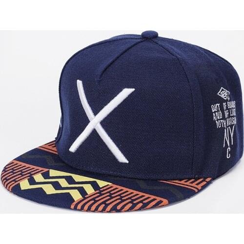 2021 New Style Embroidered X Side NYC Snapback Cap Mens Womens Fashion Outdoor Hip Hop Baseball Cap 100% Cotton Adjustable