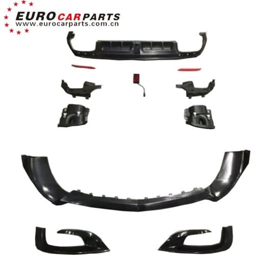 New w222 S63 S65 front lip and diffuser for w222 S63 S65 B700 style front skirt and rear diffuser muffler tips