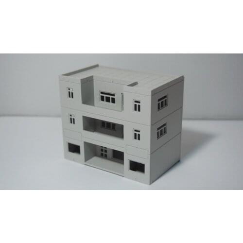 Outland Models Modern 3-Story Building Office / House N Scale 1:160 Railway